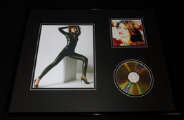 Shania Twain Framed 16x20 Come on Over CD &amp; Latex Bodysuit Photo Display - £63.30 GBP