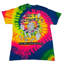 Rick and Morty Get Schwifty Tie-Dye T Shirt Ripple Junction Men&#39;s Size M... - £11.44 GBP