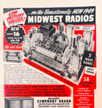 1948 Midwest Radio Series 16 Super Deluxe Advertisement Vintage Electron... - $24.99