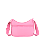 LeSportsac Fuchsia Classic Hobo Crossbody Bag, Tropical Tonal Pink Lemon... - $1,604.44 MXN