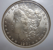Ngc MS64 1901-O Morgan 90% Silver Dollar - Bu - £117.84 GBP