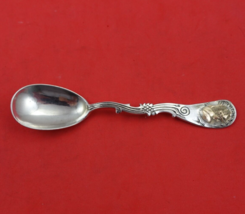 Medallion aka Etruscan aka Homeric by Shiebler Sterling Silver Egg Spoon Gold 5&quot; - £378.11 GBP