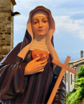 Saint Clare of Montefalco 8 by 10 Print New - £5.45 GBP