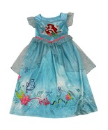 Disney Princess Ariel Costume Pajama Nightgown Dress 3T Toddler - $26.93 CAD