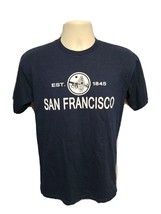 San Francisco California Republic est 1845 Adult Medium Blue TShirt - £11.68 GBP