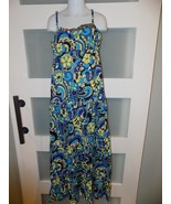 Justice Floral Sleeveless Maxi Dress Size 12 Girl&#39;s - $20.96 CAD