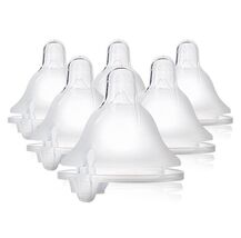 Evenflo Balance + Standard Fast Flow/X Cut Nipples , 6Pk, Clear - $19.66
