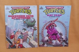 Vintage Teenage Mutant Ninja Coloring Books Lot of Two 1989 Unused Free Shipping - £8.92 GBP