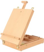 Art Supplies Box Easel Sketchbox Painting Storage Box Adjust Wood Tabletop  - $80.57 CAD