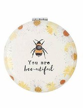 NEW Bumble Bee Compact Mirror Make-up Handbag Gift Folding Pocket Travel Daisy  - £8.83 GBP