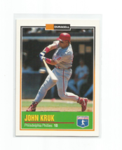John Kruk (Philadelphia Phillies) 1993 Duracell Promo Card #3 - £3.95 GBP