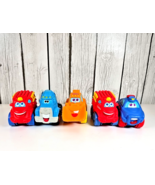 Tonka Chuck Friends Lot 4in Soft Trucks Fire Police Semi Front Loader Ve... - $19.00 CAD