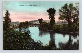 Huron River Ann Arbor Michigan MI UNP DB Postcard G16 - £3.90 GBP