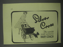 1954 Silver Cross Baby Coach Ad - the world&#39;s most exclusive baby coach - £14.44 GBP