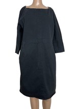 Denim Bruuns Bazaar black dress 42size, XL - $70.00