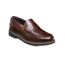 Nunn Bush Odin II Moc Toe Penny Loafer Shoes Burgundy 85154-601 image 3