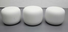 Google Nest Wi-Fi GA00823-US Router and 2 Points - Snow image 2