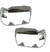 Coachmen Catalina 1999 2000 Chrome Headlight Trim Head Lamp Bezels Rv - £85.10 GBP