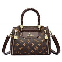 High-End Bag Large Capacity Handbag Middle-Aged Mother Bag Crocodile Pattern Mul - £51.11 GBP