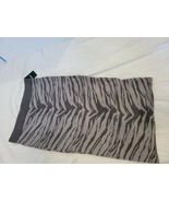 Women Medium DKNY Sweater Animal Print Pencil Skirt Size M New $79 Gray ... - $54.32 CAD