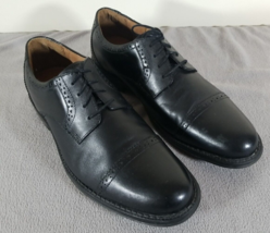 Nunn Bush Dual Comfort Memory Foam Black Dress Shoes Size 9.5 (A2) - £14.21 GBP