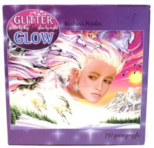 Ceaco Glitter and Glow 750 Piece Puzzle Mistress Winter sealed - $15.99
