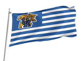 Kentucky Wildcats  NCAAF Flag,Size -3x5Ft / 90x150cm, Garden flags - £23.82 GBP