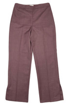 TopShop Women Size 8 (Measure 29x31) Purple Side Zip Split Leg Business Pants - £5.27 GBP