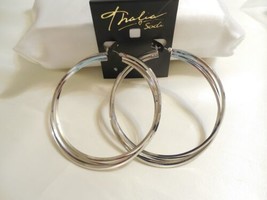 Thalia Sodi 3-3/8&quot; Multi-Large Hoop Earrings R738 $24 - $13.43