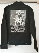 NEW Star Wars Disney Black Denim Jacket Our Universe Coat Trucker Men&#39;s ... - $88.95