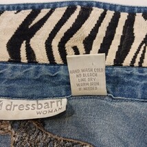 Dressbarn RN#81492 Women's 18/20 Blue Embroidery Tiger Cotton Blend Denim Jacket image 6