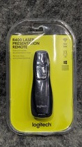 New Logitech R400 Presenter Remote Control &amp; Laser Pointer Black 910-001354 - $12.99