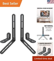 Elegant Soundbar Mount with Detachable Extension Plates - Space-Saving D... - $37.50