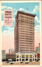 Vtg Postcard YMCA Hotel 822 S. Wabash Ave., Chicago IL., Postmarked 1918 - £7.45 GBP