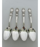 4 HERITAGE 1847 Rogers Bros Dessert  Spoons 6” International Silver Plat... - $372.62 MXN