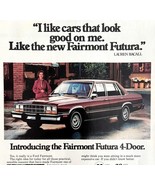 Ford Fairmont Futura Lauren Bacall 1980 Advertisement Vtg Automotobilia ... - £31.31 GBP