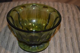 Green Anchor Hocking Antique Depression Glass Candy Pedestal Dish Trinke... - £12.58 GBP