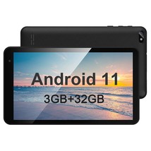 7 Inch Tablet, Android 11 Tablet, 3Gb Ram 32Gb Rom, Quad-Core Processor, Dual Ca - £59.28 GBP