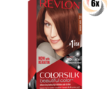 6x Packs Revlon Dark Auburn Permanent Colorsilk Beautiful Color Hair Dye... - $38.47