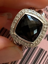 ESTATE David YURMAN Cocktail Ring Albion Collection , 11mm onyx Albion R... - $450.00