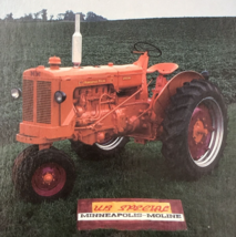 Vintage Minneapolis Moline US Special Red Tractor Advertising Postcard Farming - £9.80 GBP