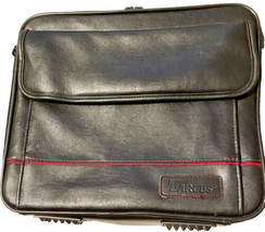 Targus Vintage Leather Black 17&quot;x14&quot; Business Travel Case Laptop Multi-Use - $36.00