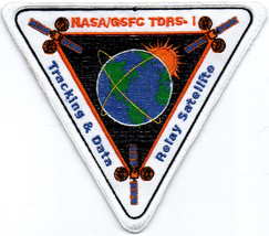 Human Space Flights TDRS-I Tracking and Data Relay Satellite Badge Iron ... - $25.99+