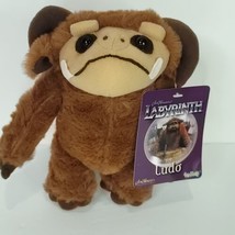 Toy Vault Ludo Labyrinth Jim Henson 8” Plush Stuffed Animal New With Tags Brown - £31.13 GBP