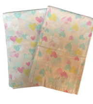 Watercolor Heart Organic Cotton Set Of 2 Pillowcases - $24.65