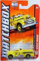 Matchbox MBX Heroic Rescue Yellow Classic Seagrave Fire Engine 17 of 120 by Matc - £10.93 GBP