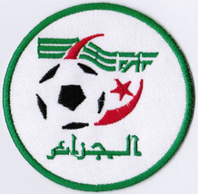 Algeria National Football Team FIFA Soccer Badge Iron On Embroidered Patch - £7.86 GBP