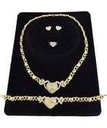 Jewellery Lady 14K Gold Filled Jewelry sets for Women Bracelets Necklace... - $55.93