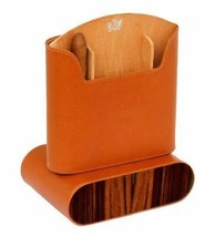 The &quot;Show Band&quot; Travel Humidor - Sunrise Tan and Macassar Ebony - £151.87 GBP