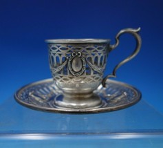 Du Barry by Durgin Sterling Silver Demitasse Cup with Saucer (No Liner) ... - $396.39 CAD